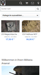 Mobile Screenshot of militaria-arsenal.de