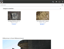 Tablet Screenshot of militaria-arsenal.de